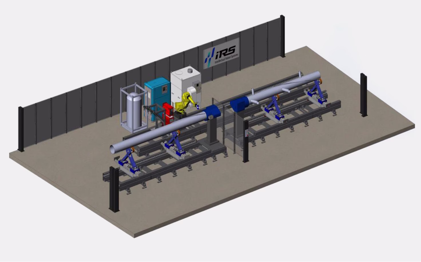 Состав оборудования РТК для сварки и лазерного раскроя