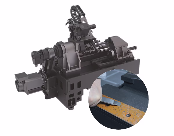 Станина токарного станка с ЧПУ IRT-iT 35