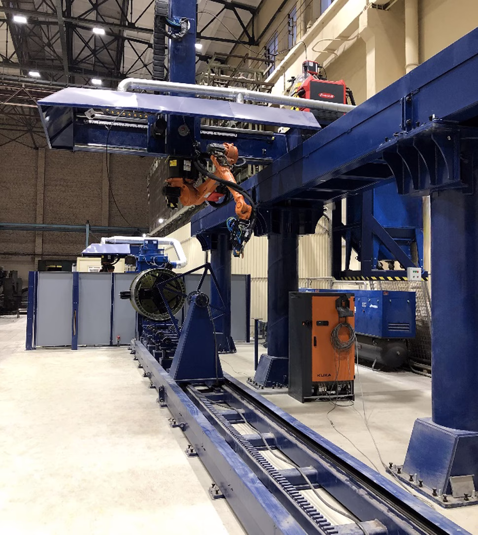 Роботизированный комплекс для MIG/MAG сварки Вид 2