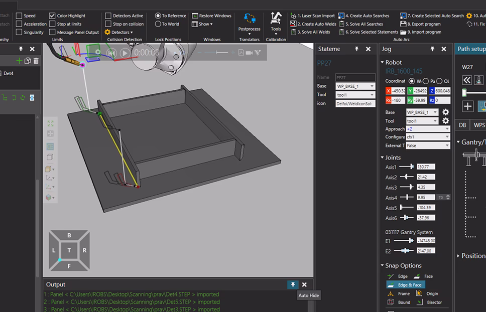 Пульт управления РТК лазерной сварки