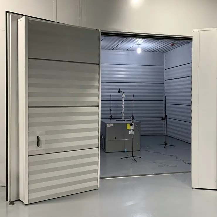 Двери акустических тестовых камер