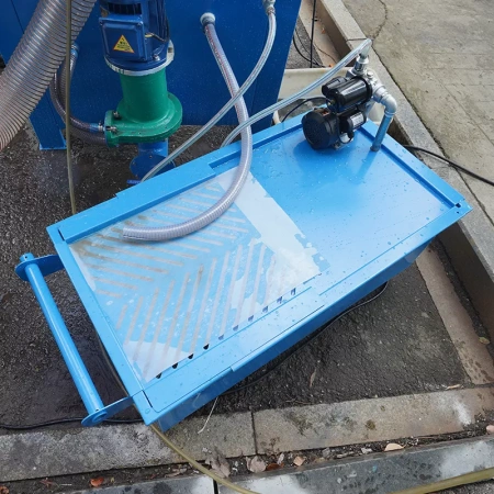 Дробеструйная камера влажной очистки с системой рециркуляции воды DS-12-1-WCL