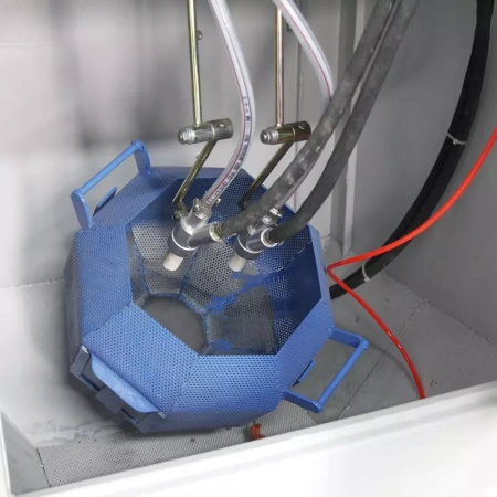 Автоматическая дробеструйная камера с барабаном DS-10-2-ADR