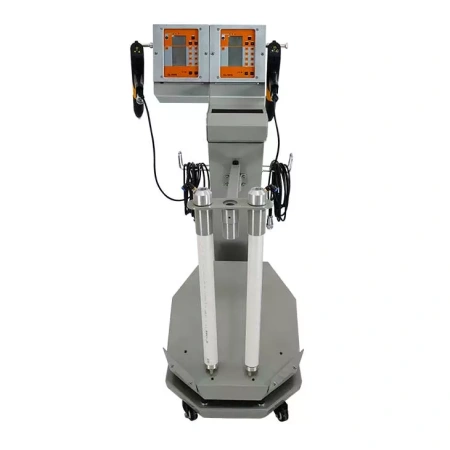 Установка для напыления порошковой краски с вибростолом, двойная система напыления, CC-720-S-2